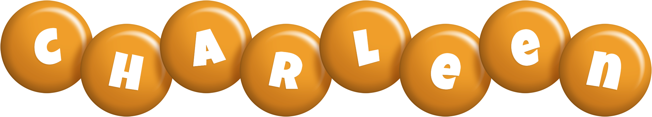 Charleen candy-orange logo