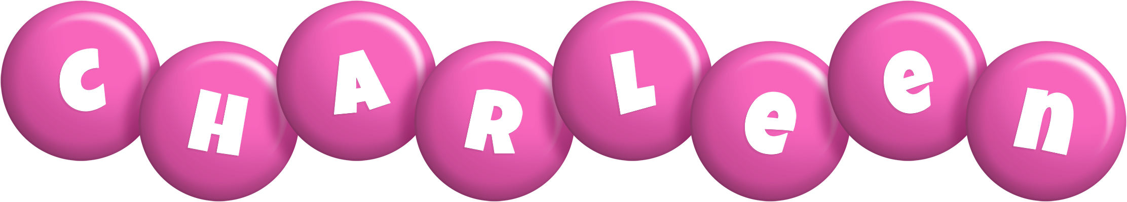 Charleen candy-pink logo