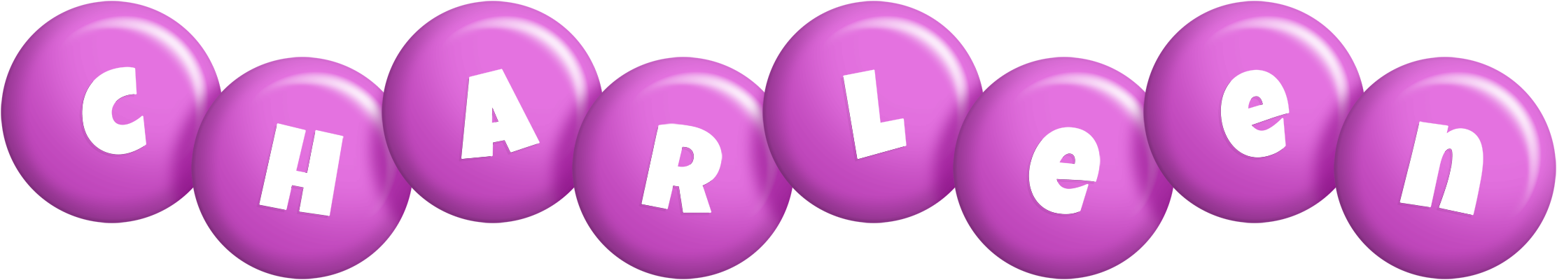 Charleen candy-purple logo