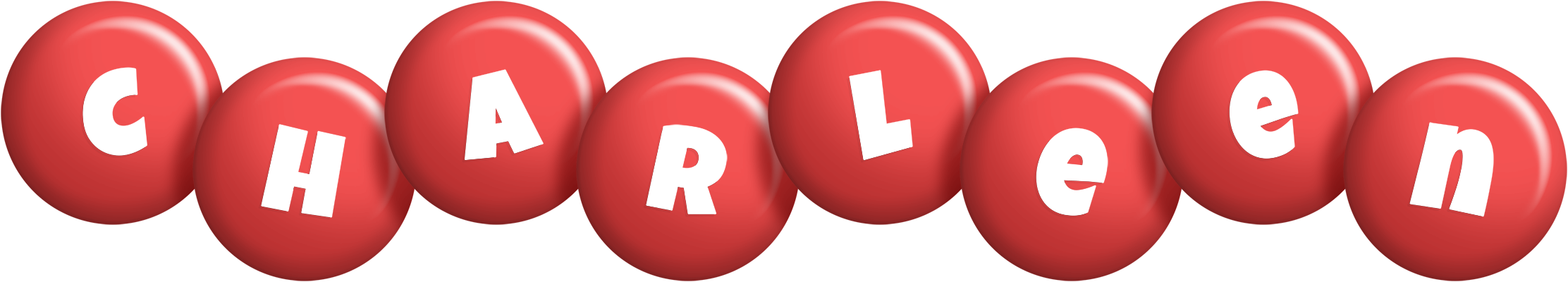 Charleen candy-red logo