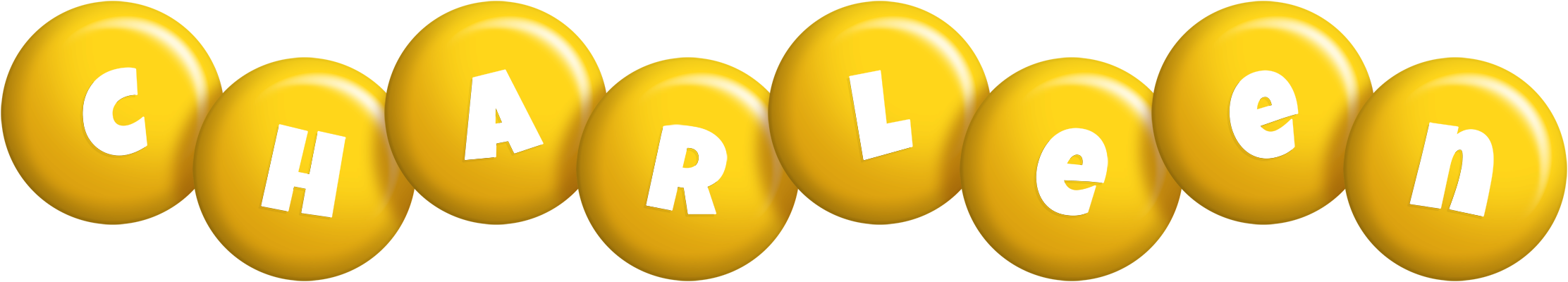 Charleen candy-yellow logo