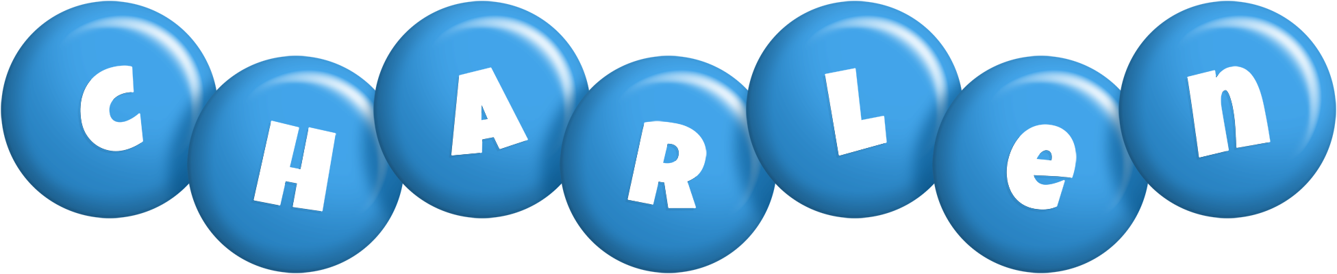 Charlen candy-blue logo