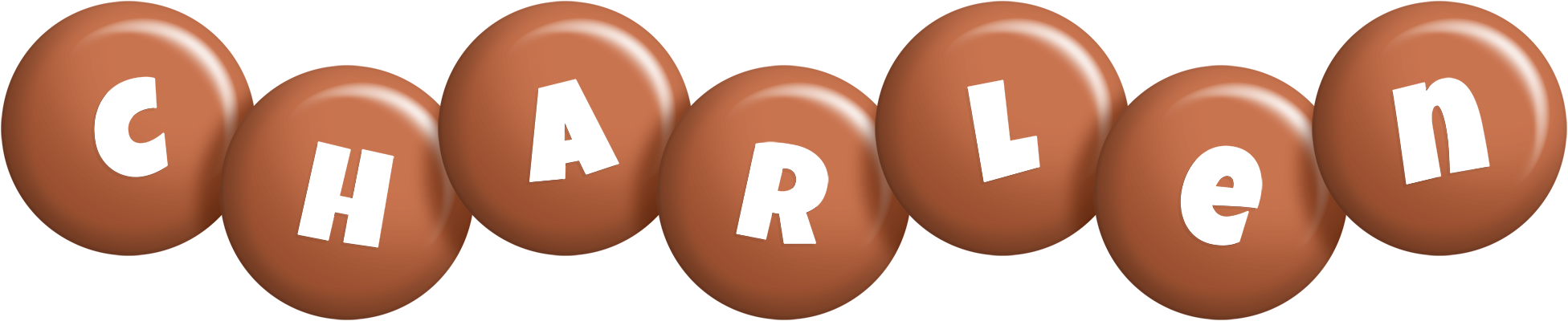 Charlen candy-brown logo