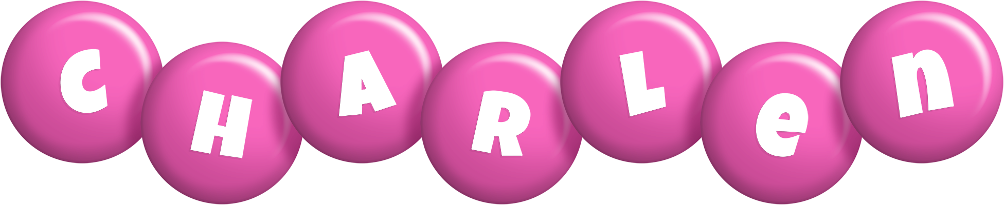 Charlen candy-pink logo
