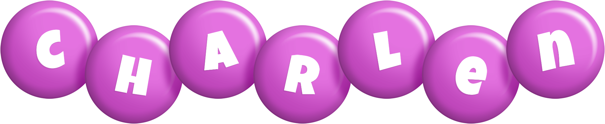 Charlen candy-purple logo