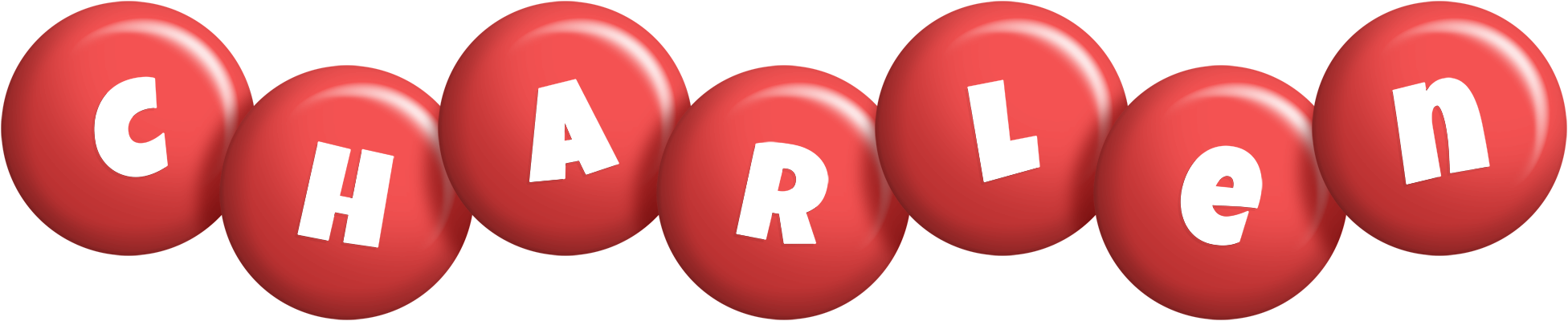 Charlen candy-red logo