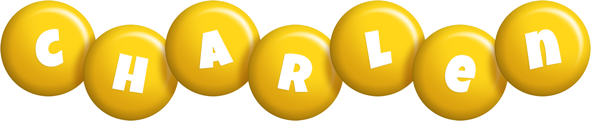 Charlen candy-yellow logo