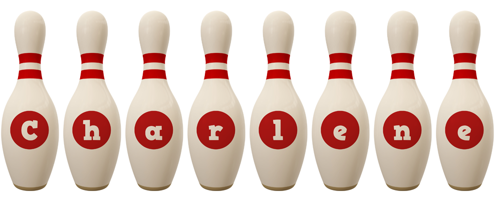 Charlene bowling-pin logo