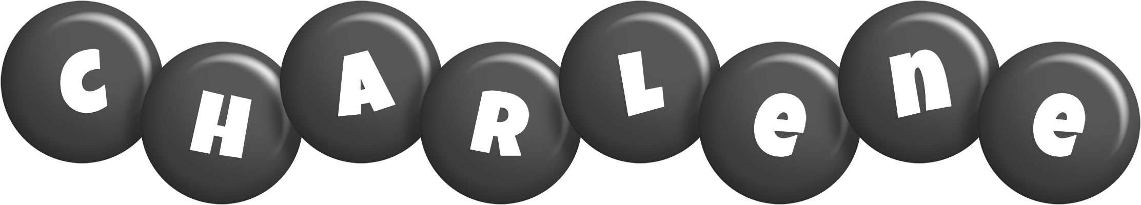Charlene candy-black logo