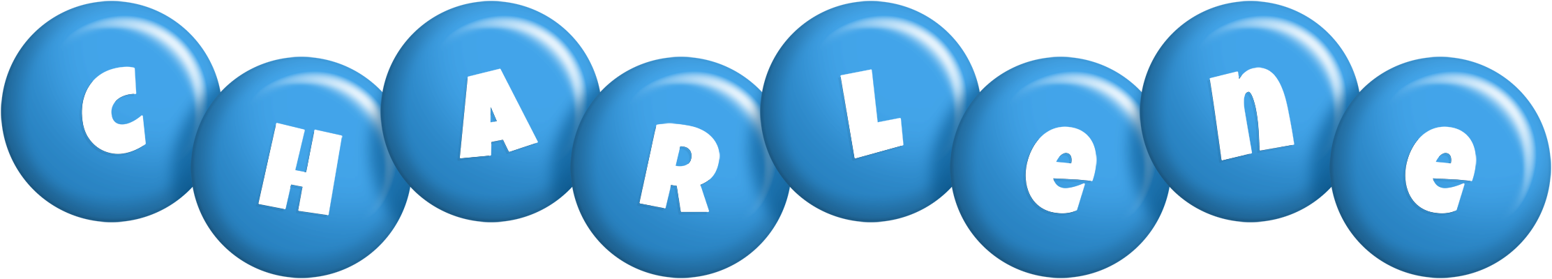 Charlene candy-blue logo