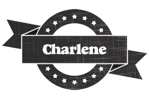 Charlene grunge logo