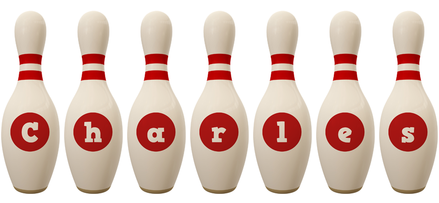Charles bowling-pin logo
