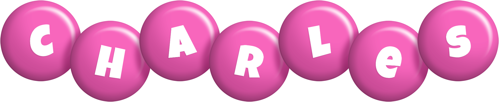 Charles candy-pink logo