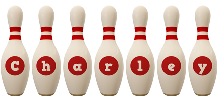 Charley bowling-pin logo