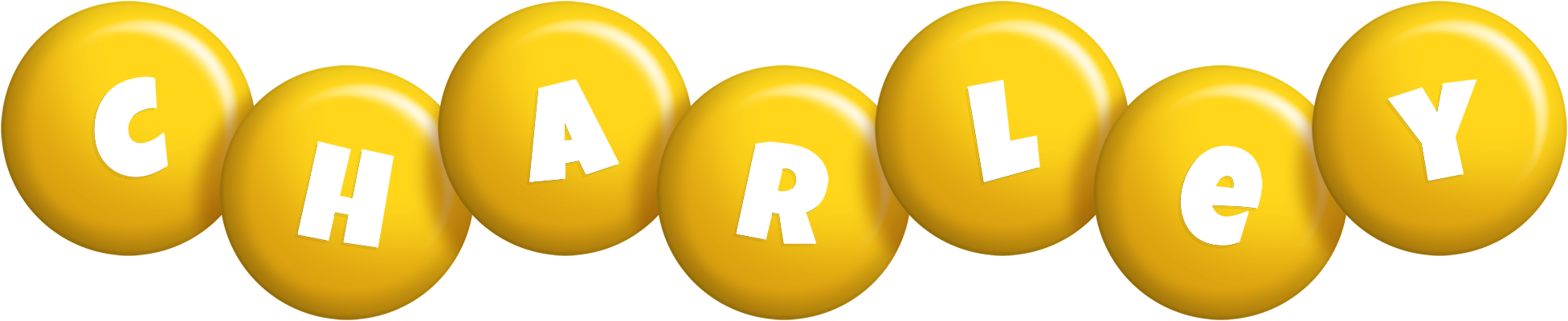 Charley candy-yellow logo