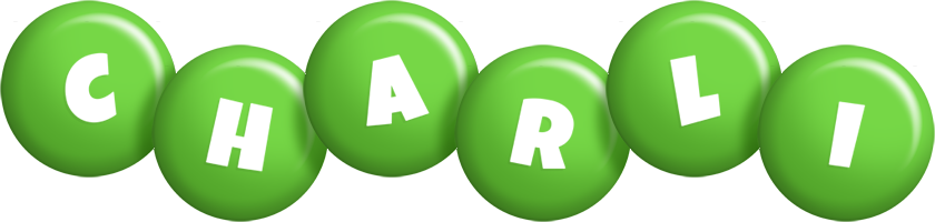 Charli candy-green logo