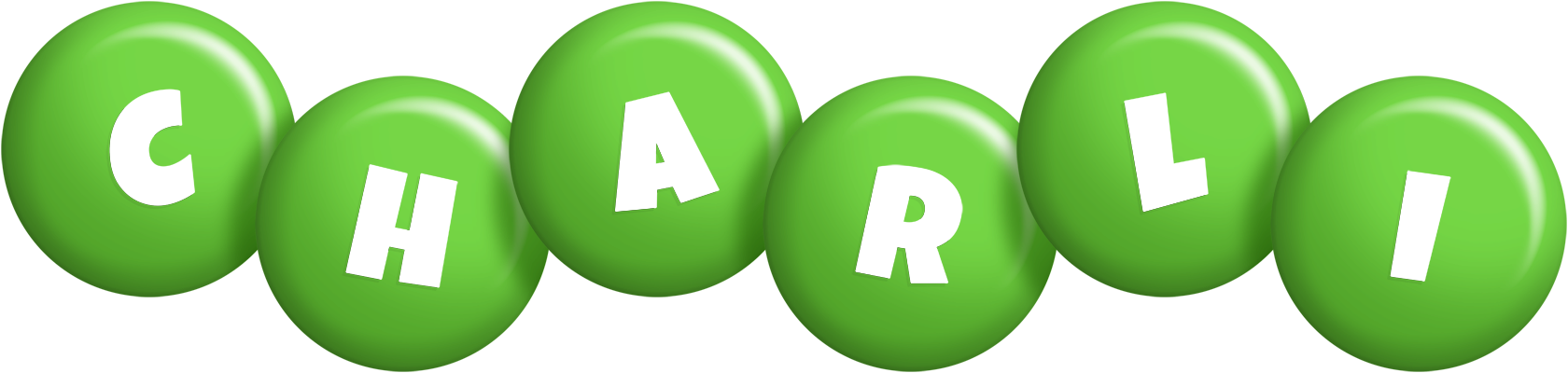 Charli candy-green logo