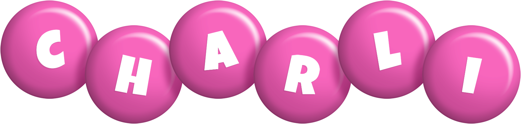 Charli candy-pink logo