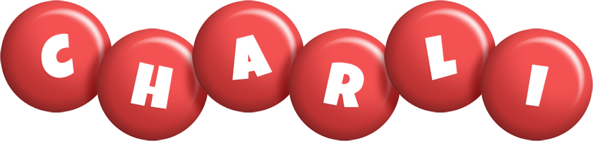 Charli candy-red logo