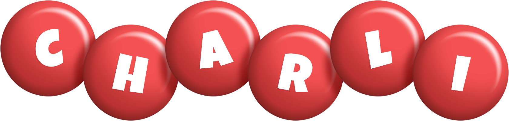 Charli candy-red logo