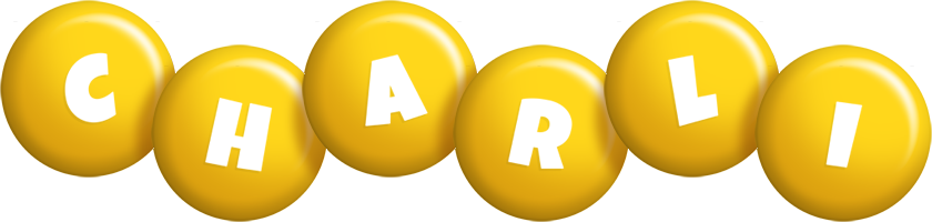 Charli candy-yellow logo