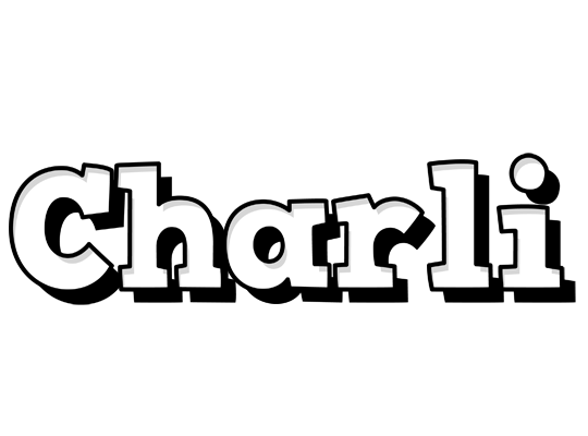 Charli snowing logo