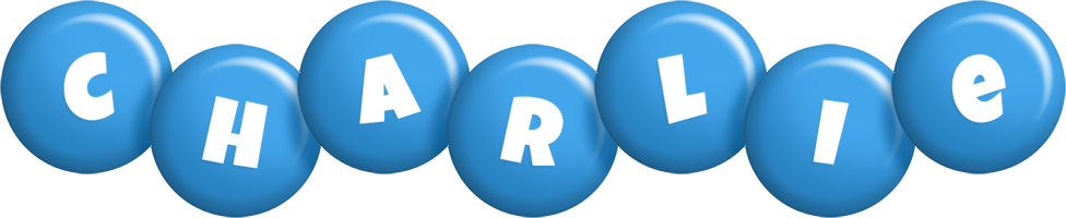 Charlie candy-blue logo