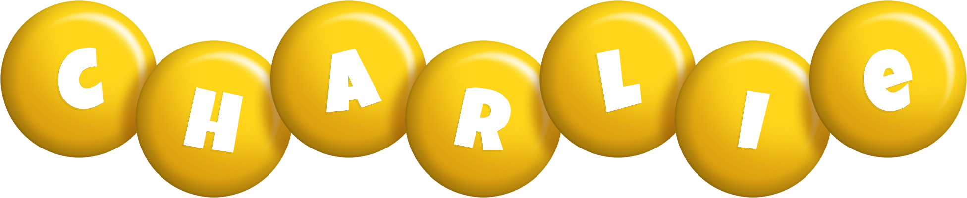 Charlie candy-yellow logo