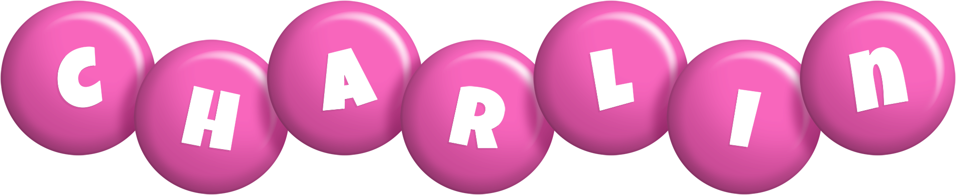 Charlin candy-pink logo