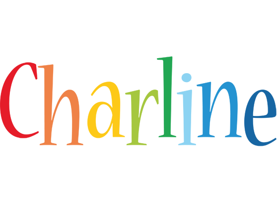 Charline birthday logo