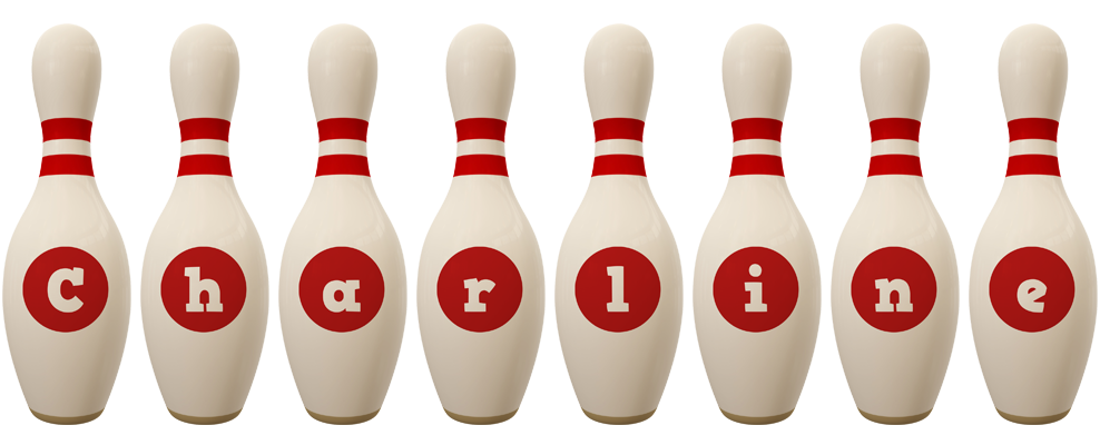 Charline bowling-pin logo