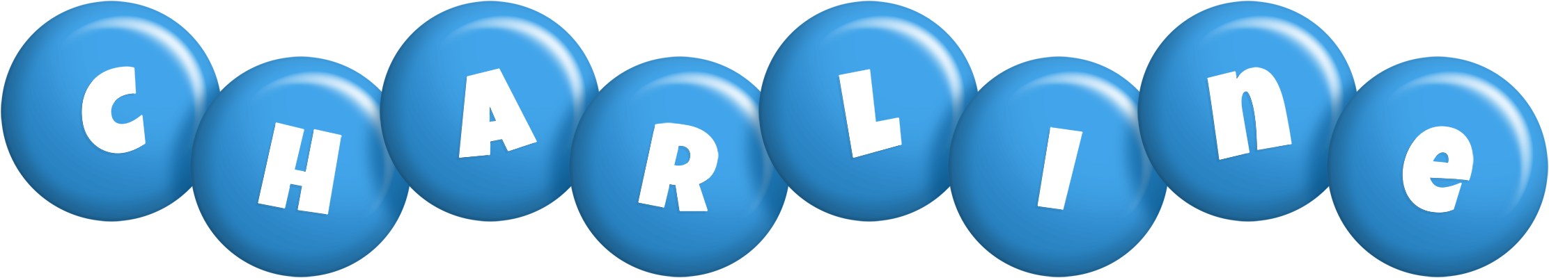 Charline candy-blue logo