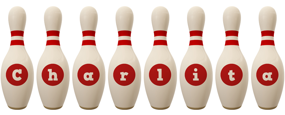Charlita bowling-pin logo