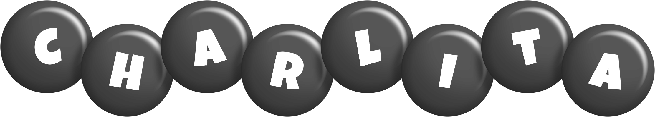 Charlita candy-black logo