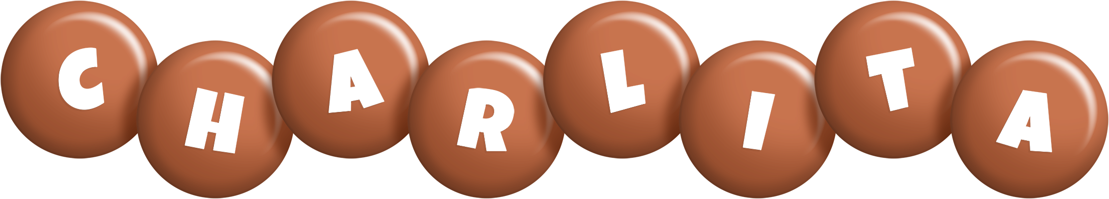 Charlita candy-brown logo