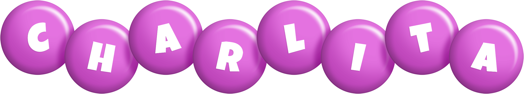 Charlita candy-purple logo