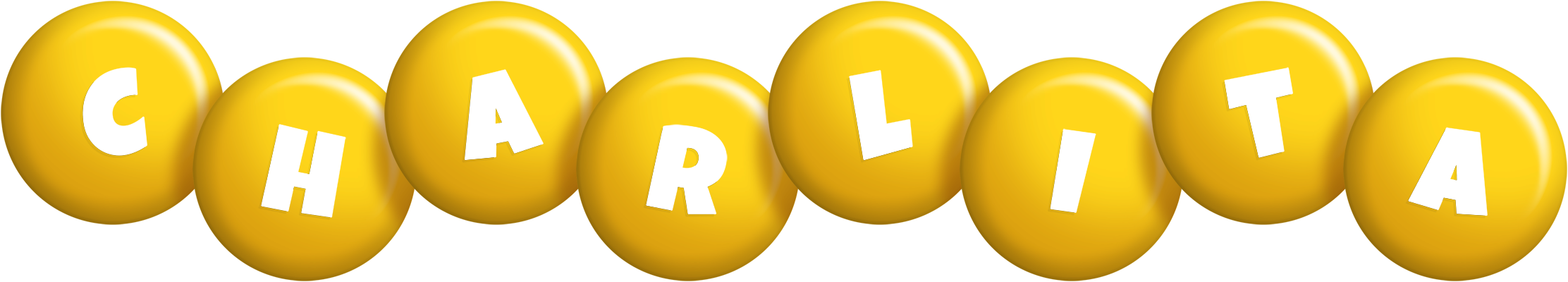 Charlita candy-yellow logo