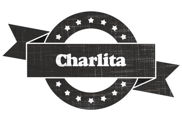 Charlita grunge logo