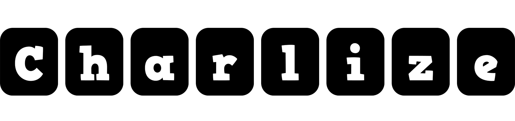 Charlize box logo