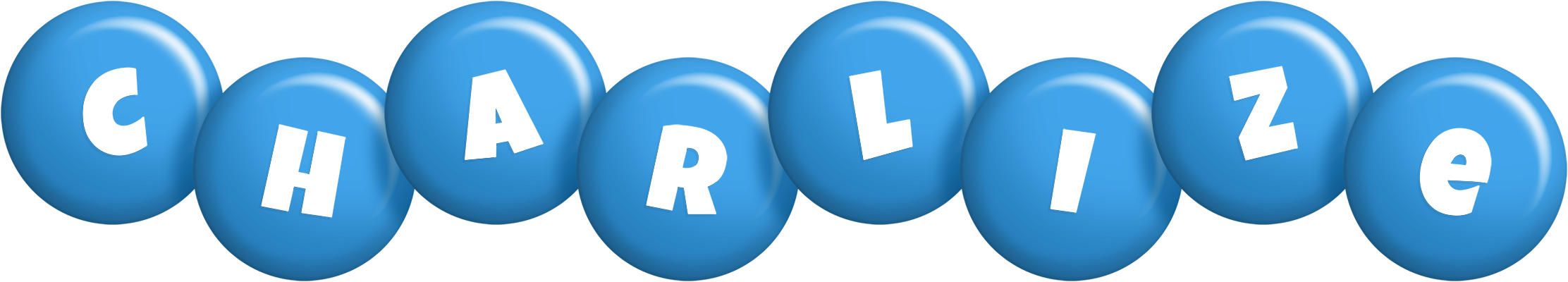 Charlize candy-blue logo