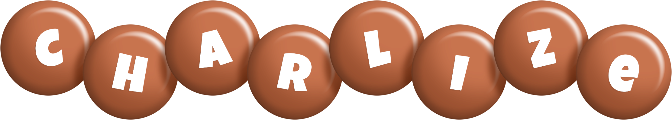Charlize candy-brown logo