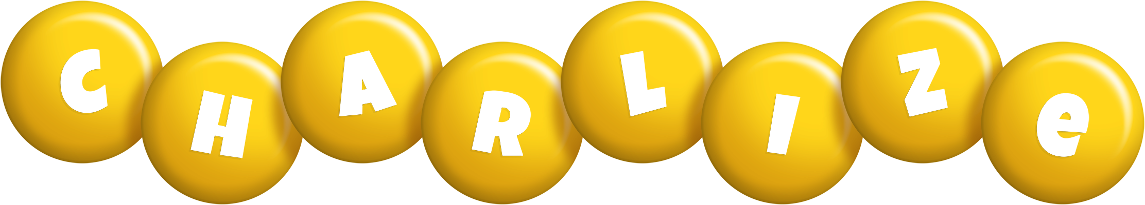 Charlize candy-yellow logo