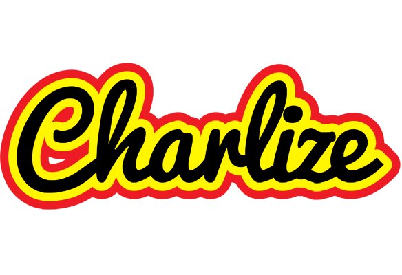 Charlize flaming logo