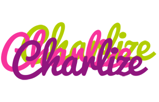 Charlize flowers logo