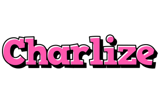 Charlize girlish logo