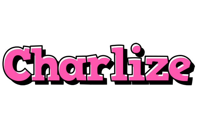 Charlize girlish logo