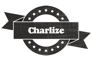 Charlize grunge logo