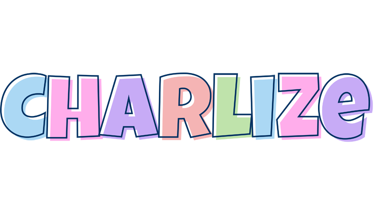 Charlize pastel logo