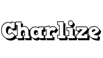 Charlize snowing logo