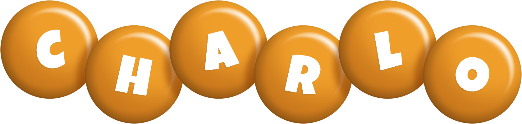 Charlo candy-orange logo